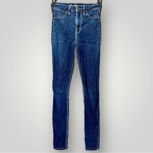 Hollister Ultra High Rise Advanced Stretch Legging Sz 00S Women Denim 23x28